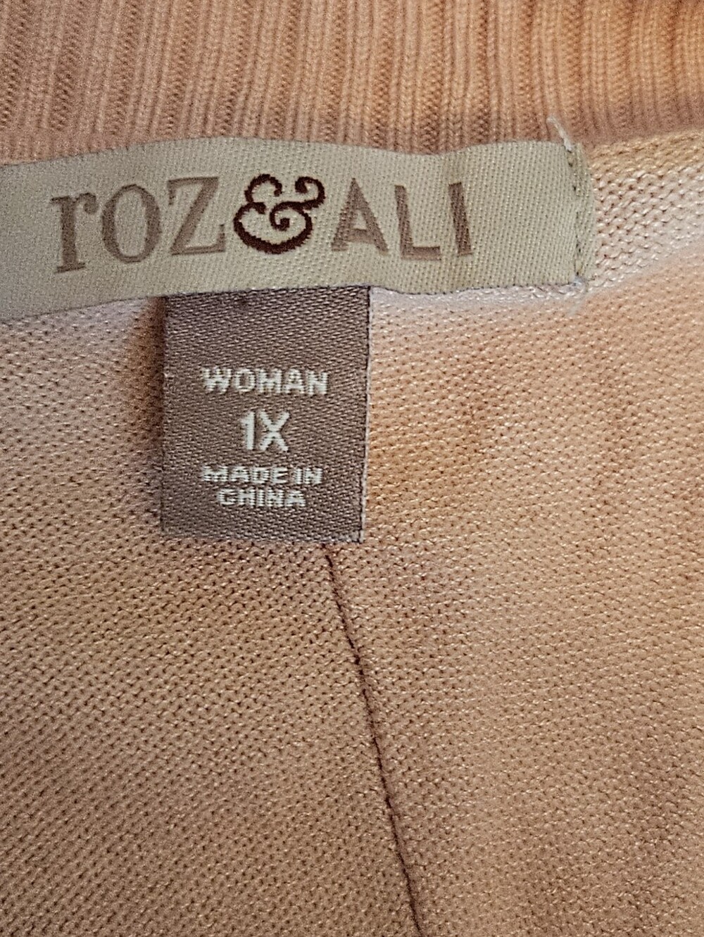 Women's Dusty Pink Cowl Neck Sweater - Picture 3 of 13